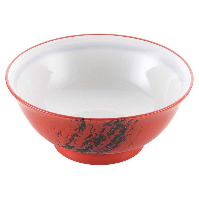 Ebm Porcelain Red Glazed Ramen Noodle Soup Bowl 1250Ml Japan