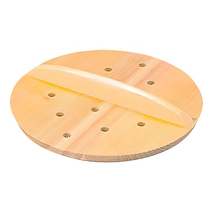 Ebm Sawara Cypress Wooden Perforated Lid 18cm