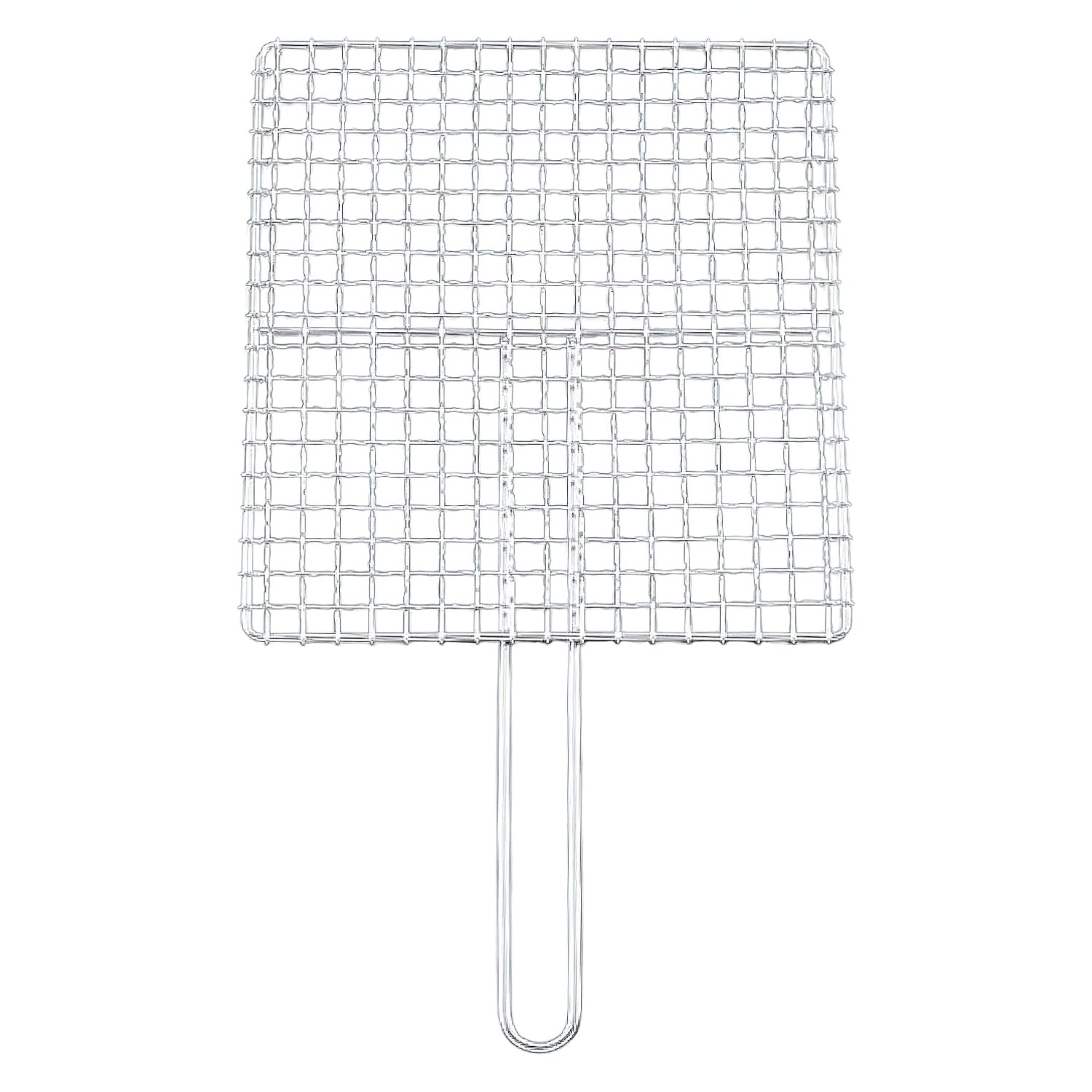 Ebm Stainless Steel Barbecue Grill Mesh Single Handle 33cm