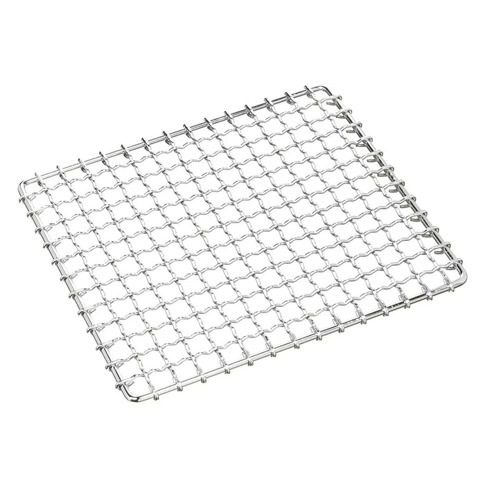 Ebematsu 30Cm Chrome Plated Bbq Grill Mesh - Japan Stainless Steel No Handle