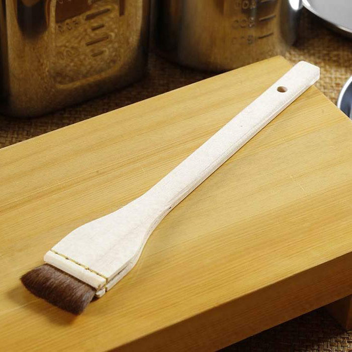 Ebm Wooden Handle Horse Hair Brush For Sushi 60mm