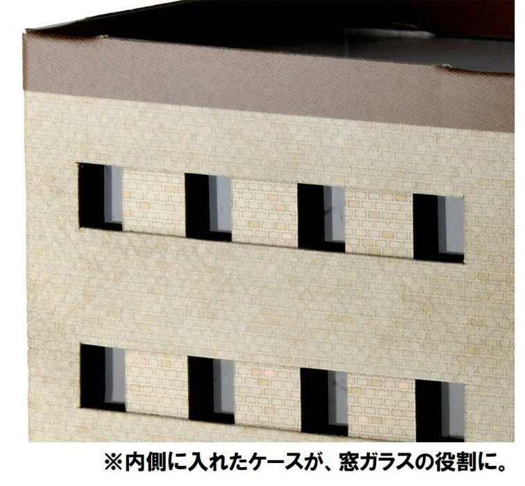 Tomytec Japan Eco-Lake Paper Structure C03 Hotel/Mansion Diorama Suppl