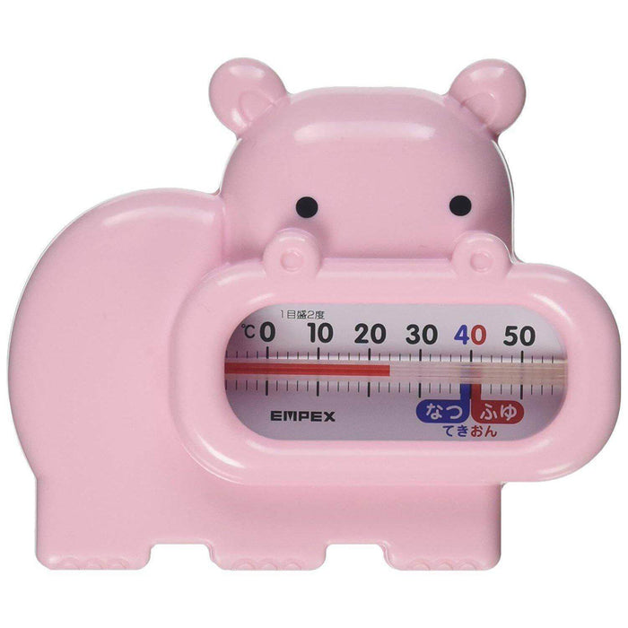 Empex - Floating Hippopotamus Toy And Baby Bath Thermometer tg-5133 - Japan With Love