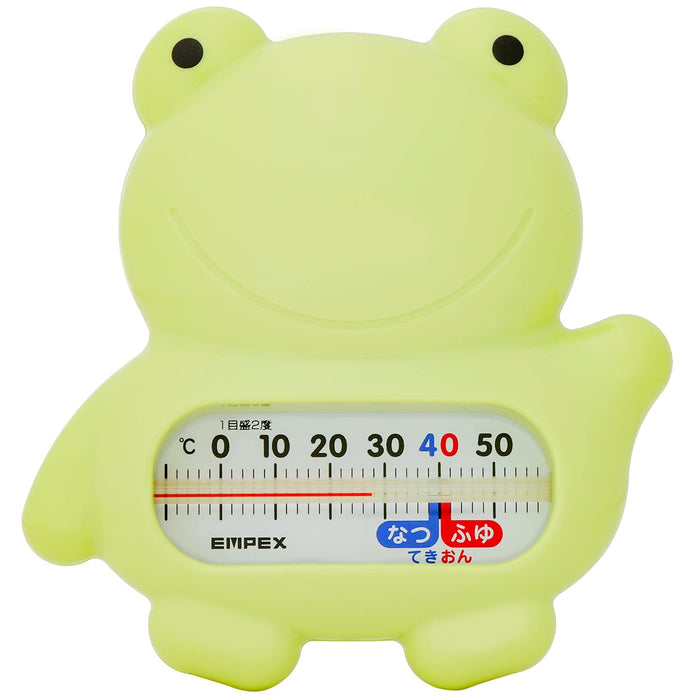 Empex Tg-5146 Floating Water Thermometer Ikiuri Trio Green Frog  - Japan Hot Water Thermometer