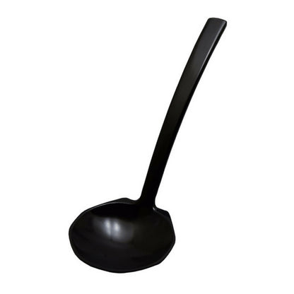 Entec Black Melamine Long-Handled Spoon 19.5Cm Japan Udon/Soba/Ramen