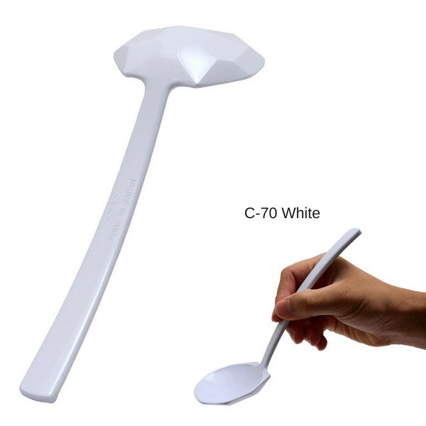 Entec Black Melamine Long-Handled Spoon 19.5Cm Japan Udon/Soba/Ramen