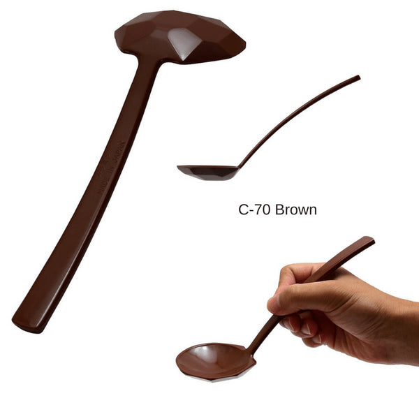 Entec Black Melamine Long-Handled Spoon 19.5Cm Japan Udon/Soba/Ramen