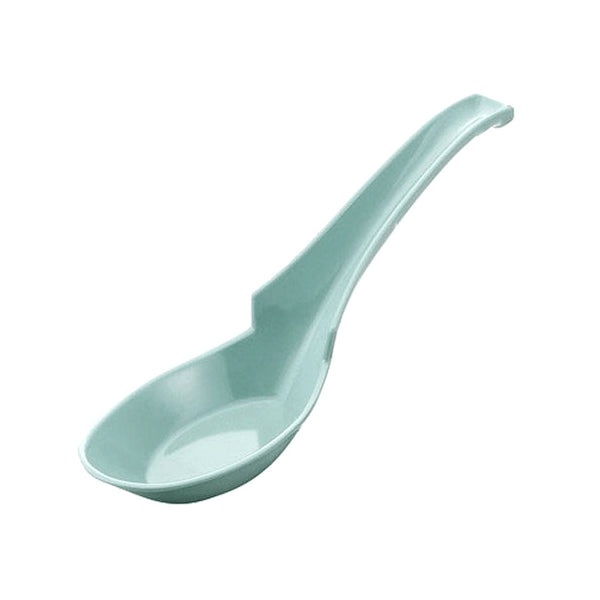 Entec Melamine Renge Soup Spoon With Hooked Handle 16Cm Green