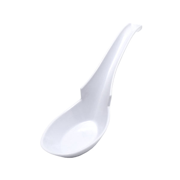 Entec Melamine Renge Soup Spoon With Hooked Handle 16Cm White