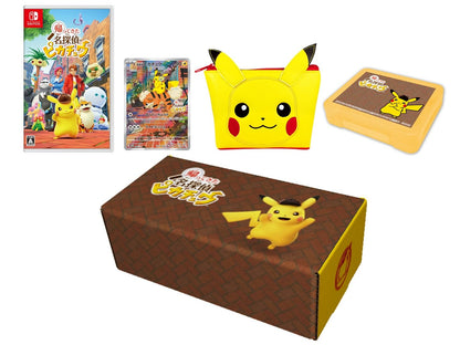 Pokémon Detective Pikachu Return For Nintendo Switch + Pikachu promo + Triangular Pouch