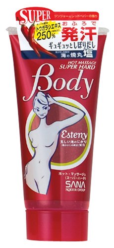 Sana Esteny Hot Massage Super Hard 240g - Japanese Massage Hot Gel - Body Care Products