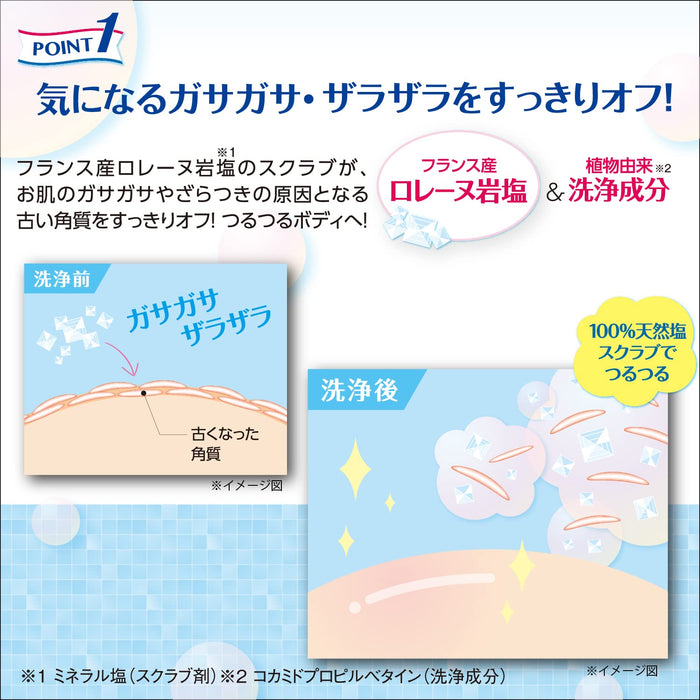 Sana Esteny Salty Scrub 350g - Japanese Body Scrub Brands - Exfoliating Salt Scrub