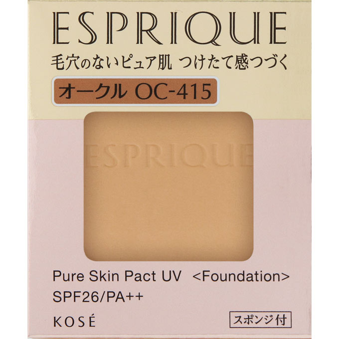 Kosé Esprique Pure Skin Pact UV Foundation SPF26/ PA ++ OC 415 9.3g [refill] - Japan Foundation