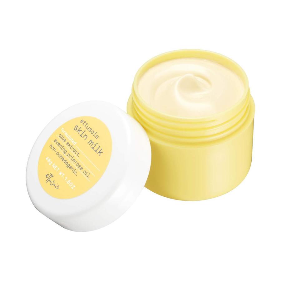 Ettusais Skin Milk Brightening Cream 48g - Moisturizing Tone-Up Powder