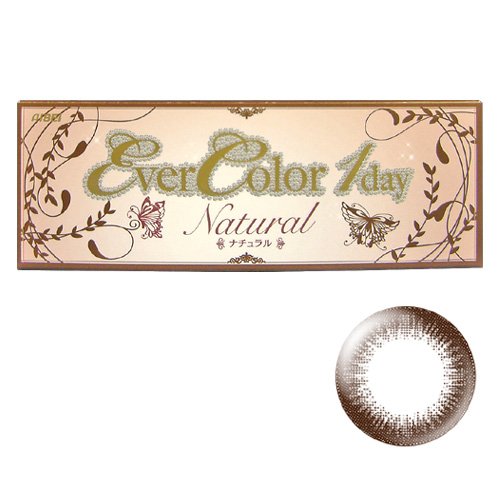 Ever Color 1Day Natural Brown Contact Lenses -3.00 Japan