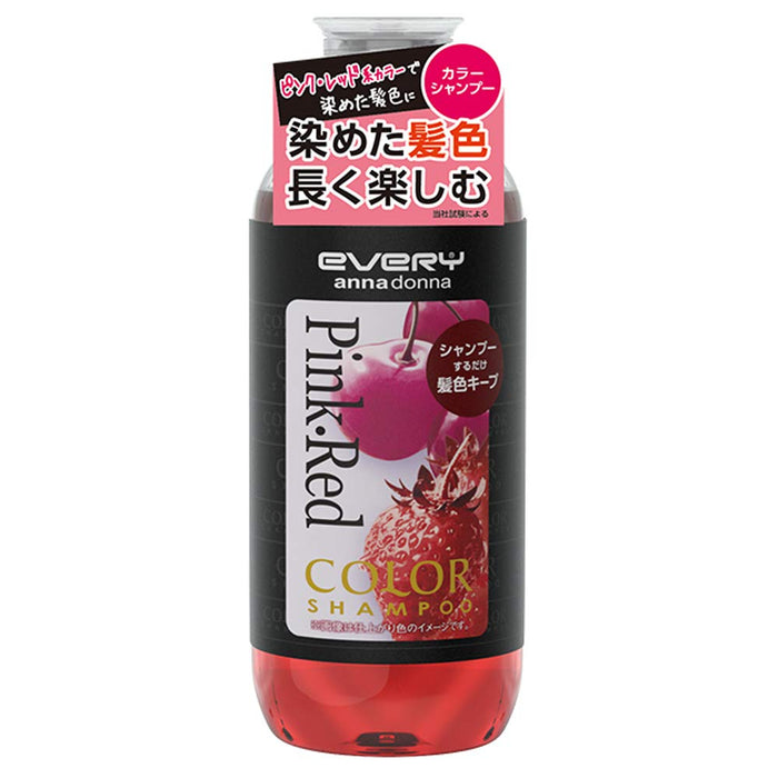 Every Japan Color Shampoo Pink/Red 300Ml (1Pc)