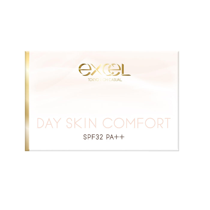 Excel All-In-One Day Skin Comfort Base Serum with UV Tone Up & Ceramide for Glossy Skin