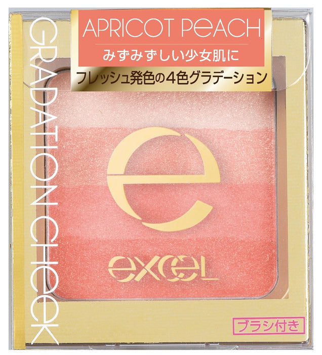 Excel Apricot Peach Gradient Cheek N GC02 - High-Quality Makeup Blush