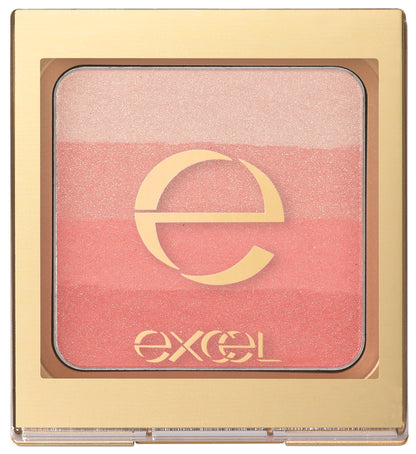 Excel Apricot Peach Gradient Cheek N GC02 - High-Quality Makeup Blush