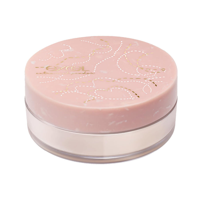 Excel Extra Rich Peach Glow Face Powder with 7 Color Pearl for Glossy Skin