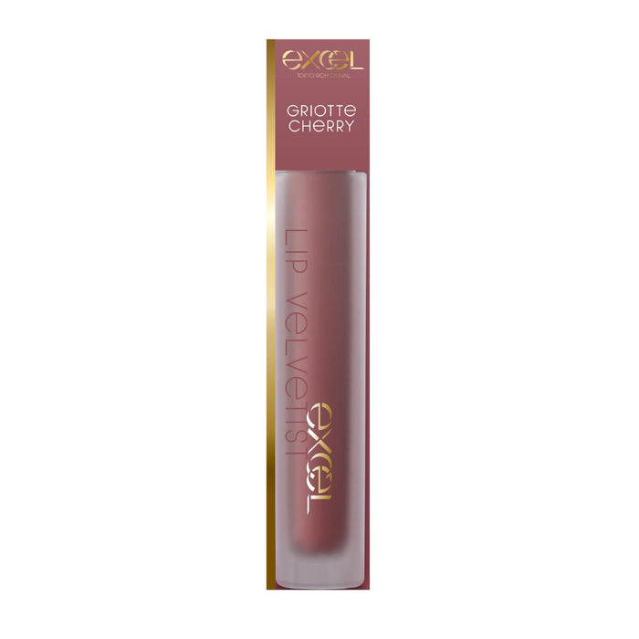 Excel Lip Velvetist Lv10 Griot Cherry Shade Moisturizing Lip Product