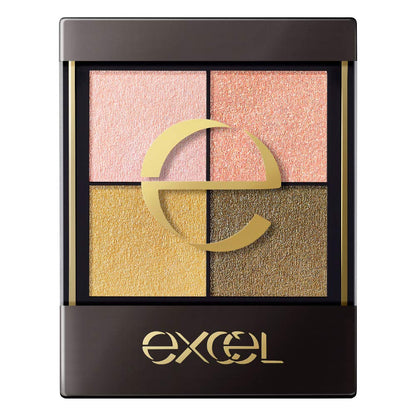 Excel Real Close Shadow Cs09 Eye Palette Yellow Tassel Finish