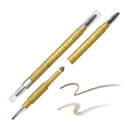 Excel Powder & Pencil Eyebrow EX PD15 (Olive Brown) 3-in-1 - Japanese Eyebrow Brand