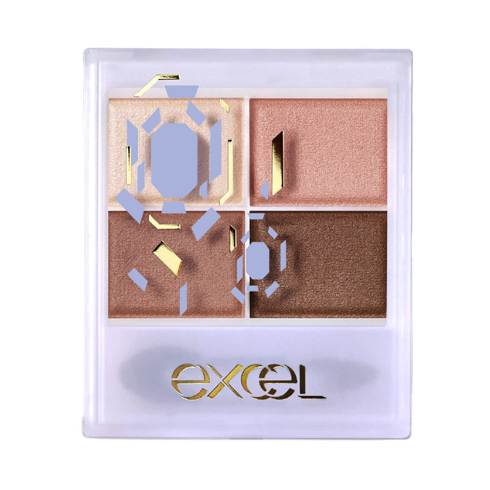 Excel Skinny Rich Shadow SR06 Sensual Brown Limited Edition Eyeshadow Palette
