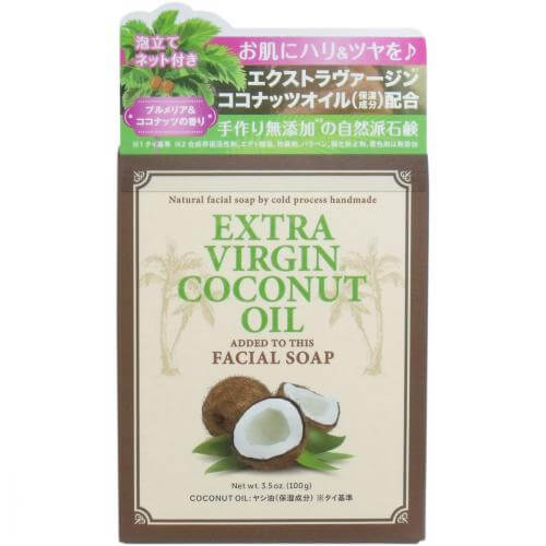 Extra Virgin Coconut Oil Facial Soap 100g Japan With Love