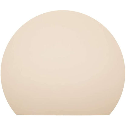 Aimedia 1009124 Round Cutting Board Japan 29X35Cm Dishwasher Safe Heat Resistant Elastomer Beige