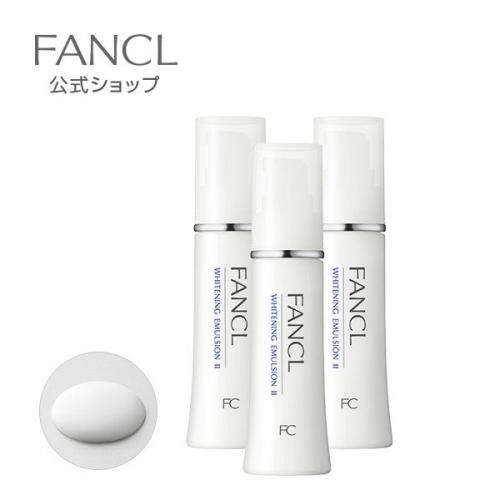 Fancl Whitening Emulsion II Moist Set-Purchase 30ml x 3 - Japanese Whitening Emulsion