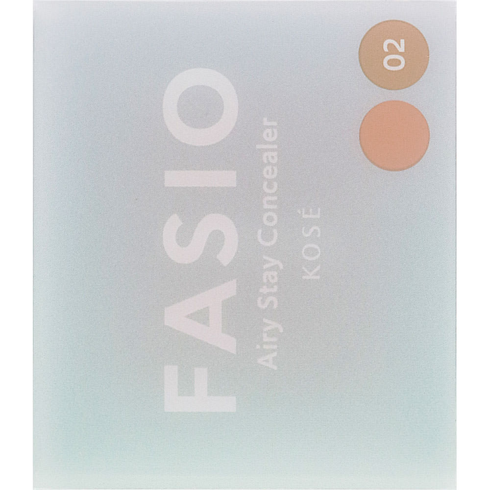 Kose Fasio Airy Stay Concealer 02 Beige Orange Beige 1.5g - Cream Type Concealer