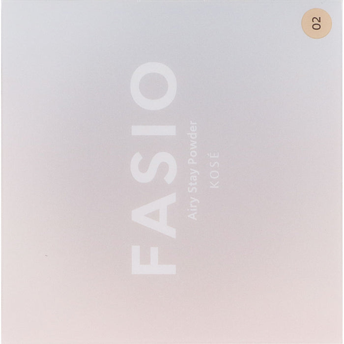 Kose Fasio Airy Stay Powder 02 Beige SPF15 PA++ 10g - Face Powder - Made In Japan