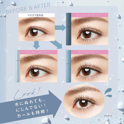 Fasio WP Vol 01 Mascara 6G Black Waterproof Smudge Res