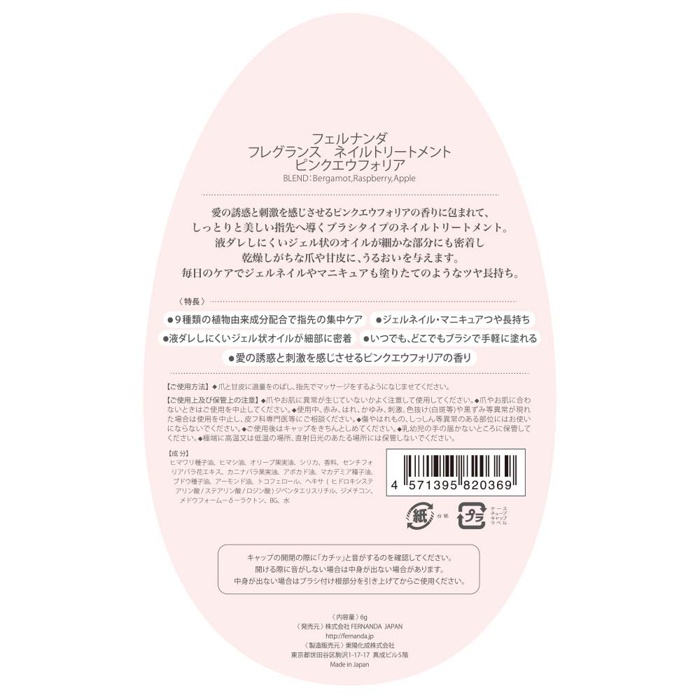 Fernanda Japan Fragrance Pink Euphoria Nail Treatment