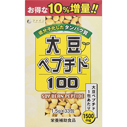 Fine Japan Soybean Peptide 33 Packs 100 Amino Acid Score 100