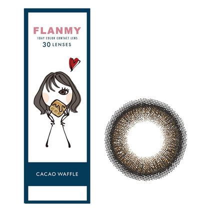 Flammie Aquarich Cacao Waffle 1Day 30 Pcs Japan -2.00