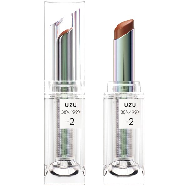 UZU BY FLOWFUSHI 38C 99F LIPSTICK -2 Brown