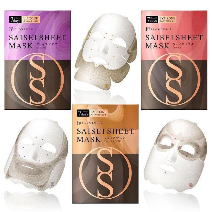 Flow Fushi Saisei Sheet Mask Face Line 2 Sheets Japan With Love