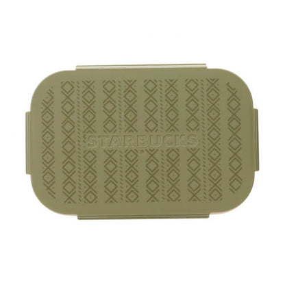 Foldable pastry box khaki - Japanese Starbucks