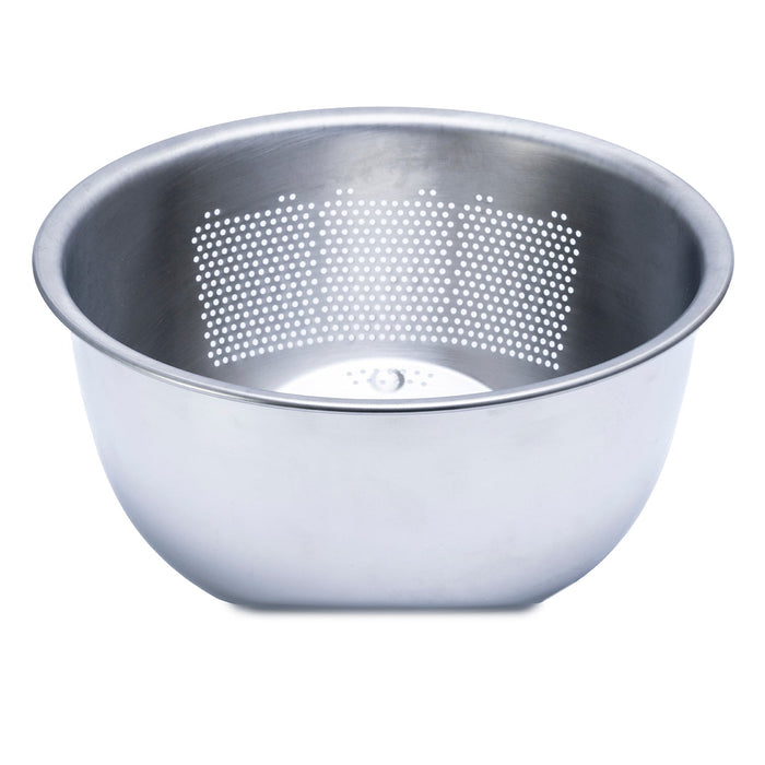 Fujii Japan Stainless Steel 3-Way Rice Washing Bowl 21.5Cm Strainer
