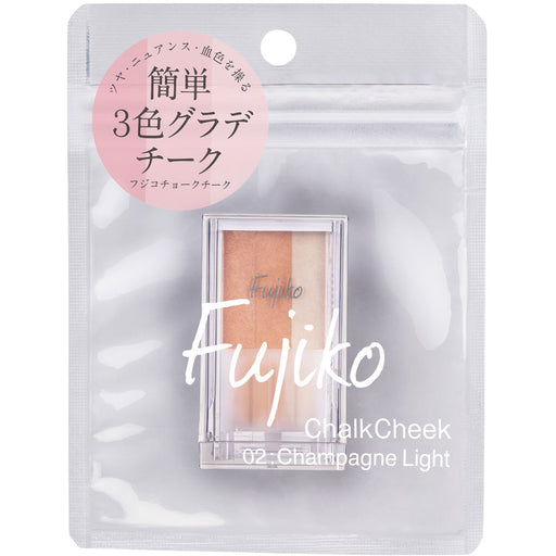 Fujiko Chalk Cheek Blush & Highlight Stick 7.1g 01 Rose Light