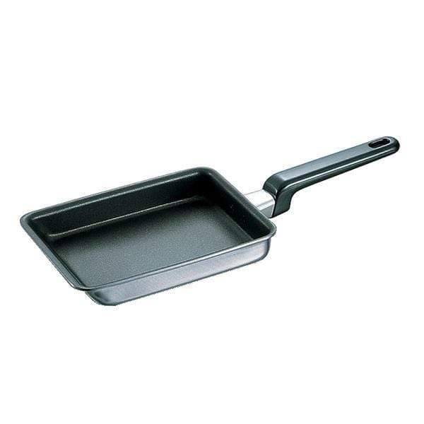 Fujinos 3-Ply Stainless Steel Non-Stick Japan Tamagoyaki Omelette Pan For Induction Cooking
