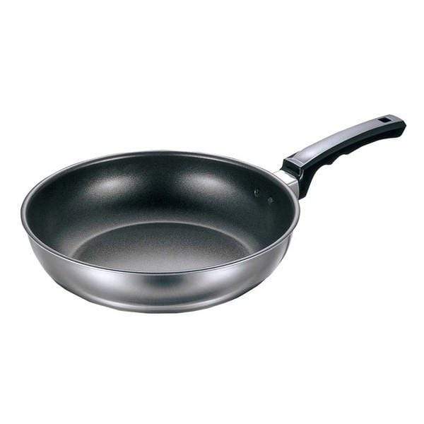 Fujinos Japan 3-Ply Stainless Steel Non-Stick Induction Wok 27Cm