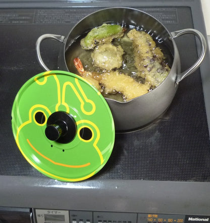 Fujita Kinzoku Tempura Pot 18Cm Japan Made - Suite Frog 066808