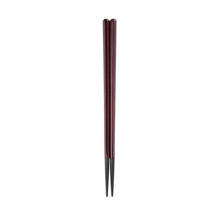 福井工艺六角木纹筷子 20.5 厘米日本 | Pbt 树脂面颊
