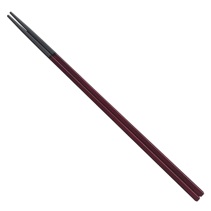 Fukui Craft Plastic Squared Cooking Chopsticks Teak brown