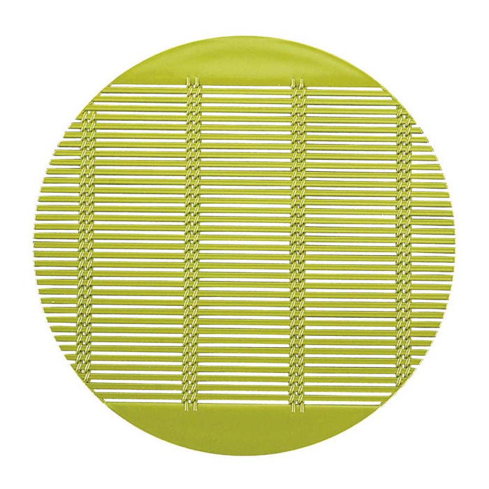 Fukui Craft Round Soba Sudare Mat Green From Japan