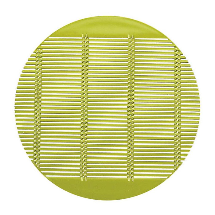 福井工艺圆形荞麦面苏达雷垫绿色来自日本