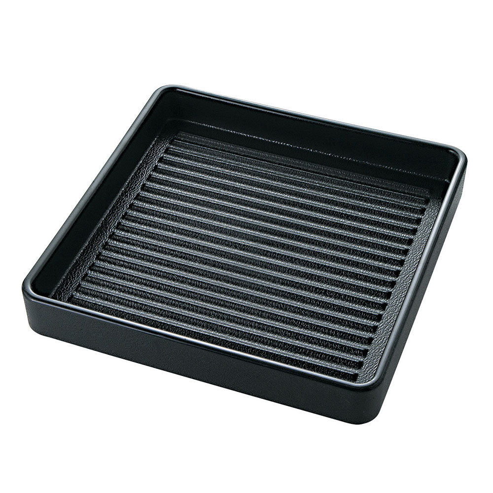 Fukui Craft Square Meat Plate 24㎝ - Black